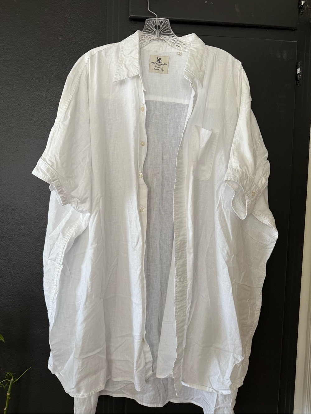 Denimist relaxed short sleeve shirt dress - Picture 4 of 5